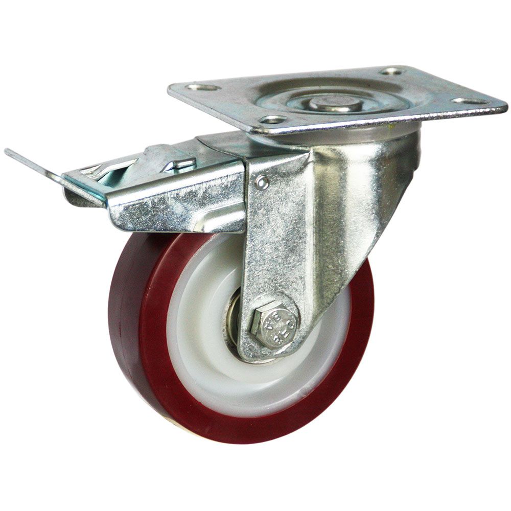 Medium Duty Steel Castor (SWL plate, PU Wheel) – DZST10036-UNB.jpg ...