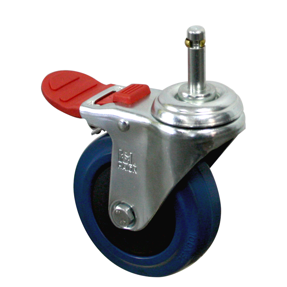 Medium Duty Swivel Braking Castor (Grip Neck BPB Wheel)- MZ4GT10032-BPB ...