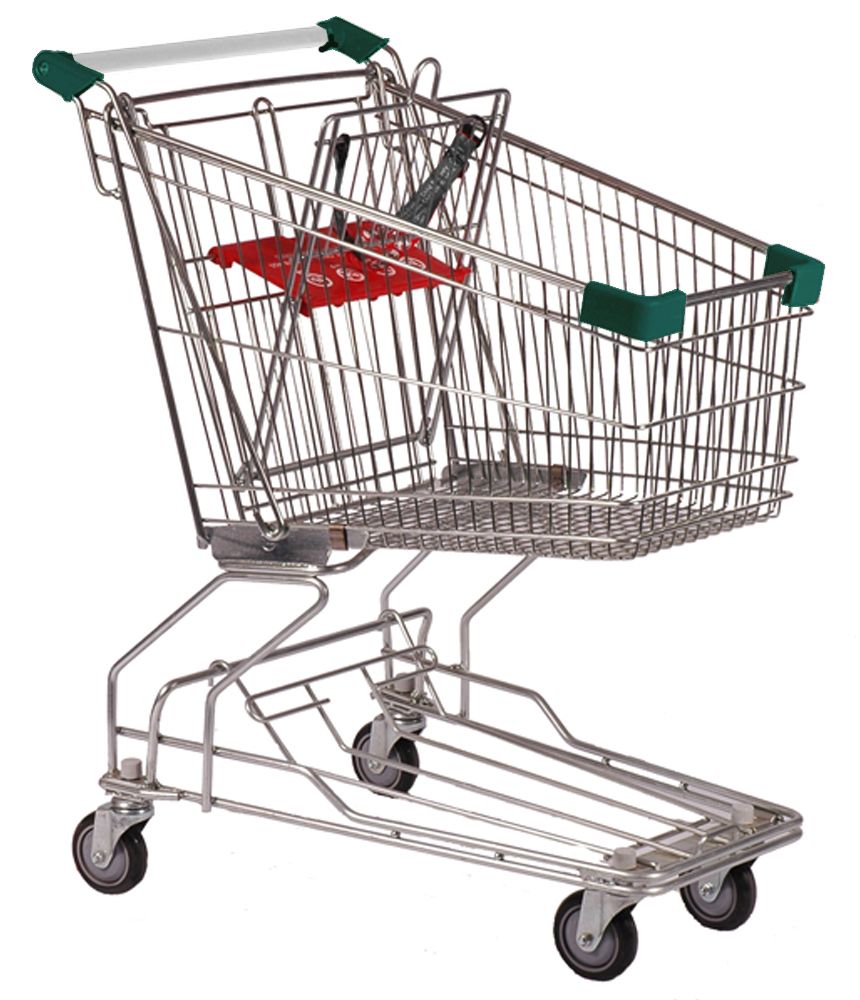 90 Litre Dark Green Shopping Trolleys Carts Qhdc Australia